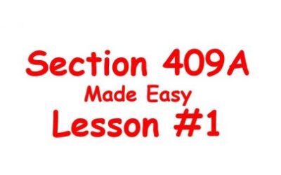 Section 409A Made Easy Lesson #1