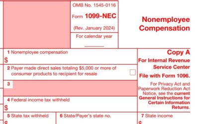 Form 1099-NEC and Legal Services